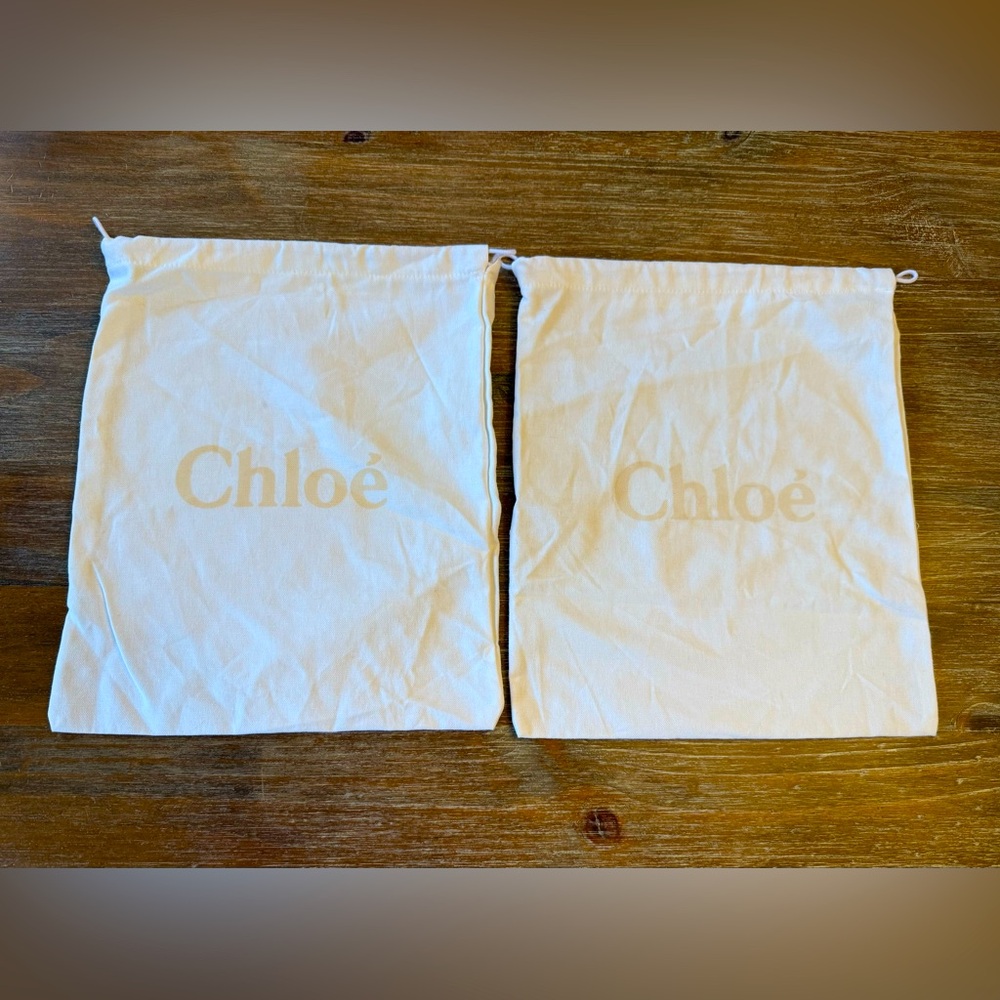 SET OF (2) CHLOE DUST BAGS